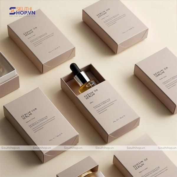 In hộp giấy đựng Serum