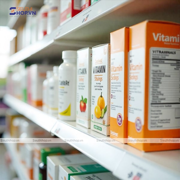 In hộp thực phẩm chức năng bổ sung Vitamin