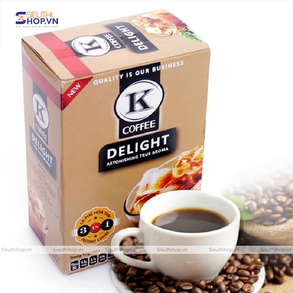 In hộp giấy đựng cà phê