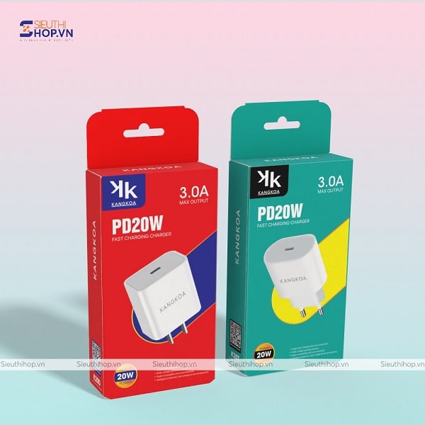 In hộp giấy đựng củ sạc điện thoại