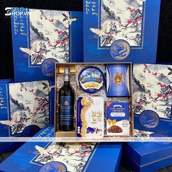 In hộp đựng quà tết sẵn 2022